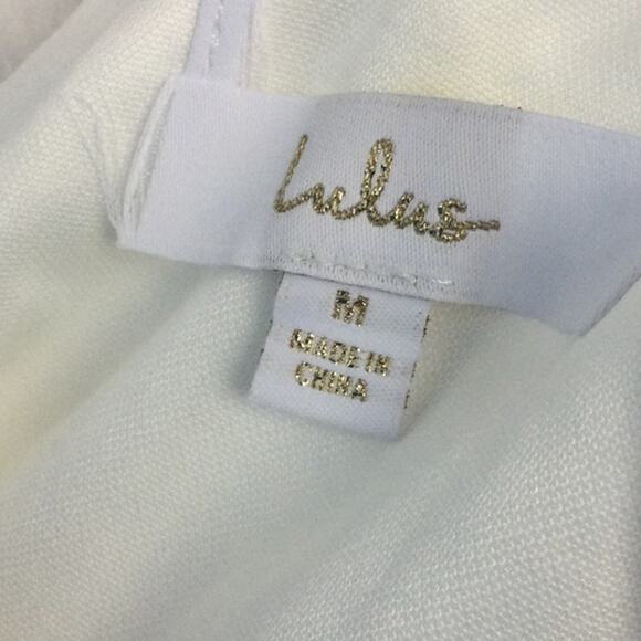 LULU'S M Elevated Glamour White Satin Sequin Bustier Mermaid Maxi Dress NEW B26 - Picture 10 of 11